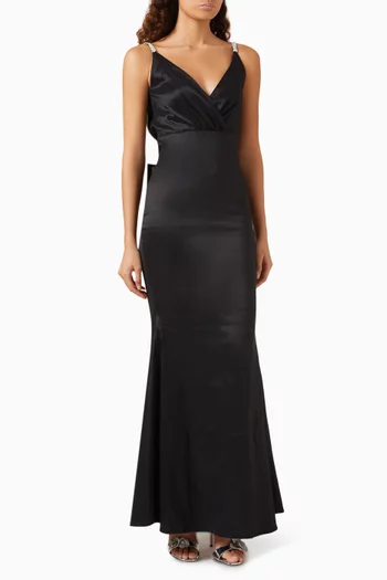 Cynthia Open-back Gown
