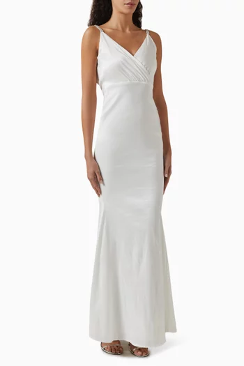 Cynthia Open-back Gown