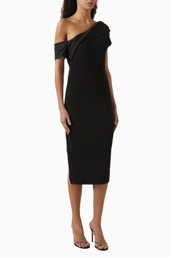 Mira Asymmetrical Midi Dress