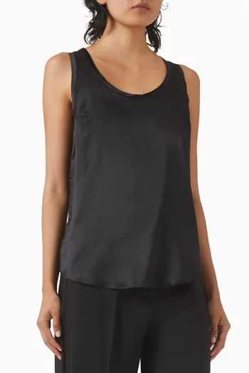 بلوزة بوجهين حرير ستان