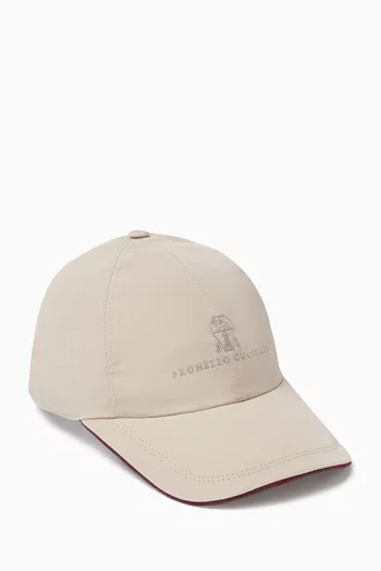 Embroidered-logo Baseball Cap