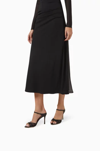 Una 90 Mules in Mesh and Leather