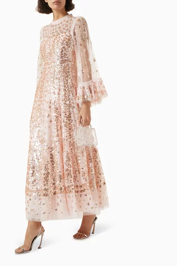 Fern Sequin-embellished Gown in Tulle