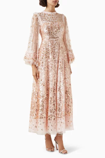 Fern Sequin-embellished Gown in Tulle