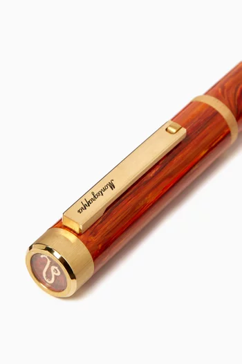 Zero Zodiac Leo Fountain Pen in Resin