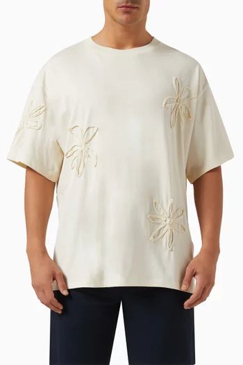Flower T-shirt in Cotton