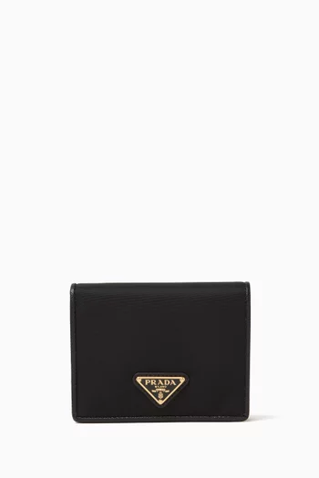 Small Logo Wallet in Re-nylon