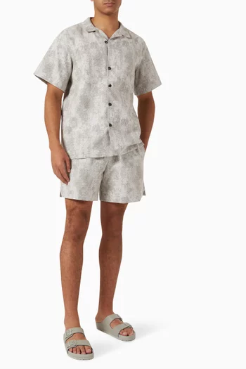 Las Garzas Shorts in Jacquard