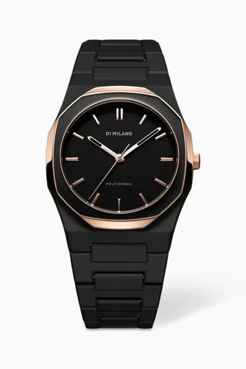Polycarbon Quartz Watch, 37mm
