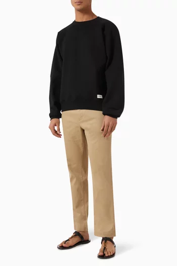 Logo Crewneck Sweatshirt in Cotton
