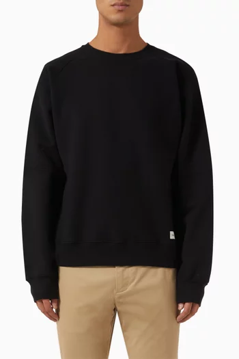 Logo Crewneck Sweatshirt in Cotton