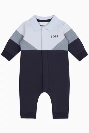 Polo Onesie in Cotton