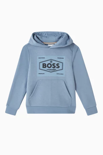 Logo Hoodie in Cotton