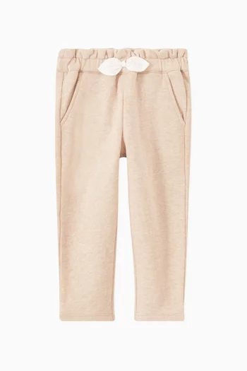 Bow Sweatpants in Organic Cotton