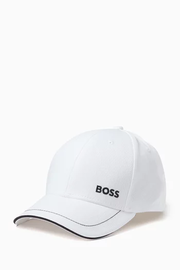 Embroidered Logo Cap in Cotton-twill