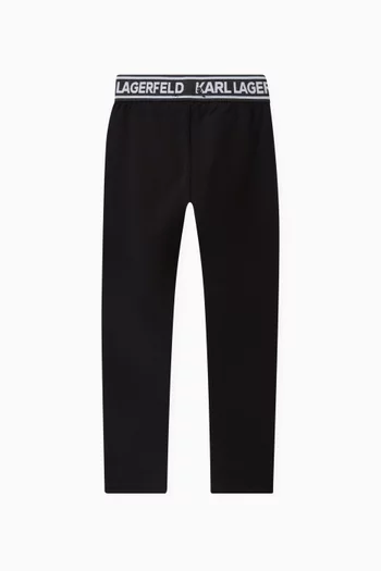 Logo Leggings in Viscose-blend