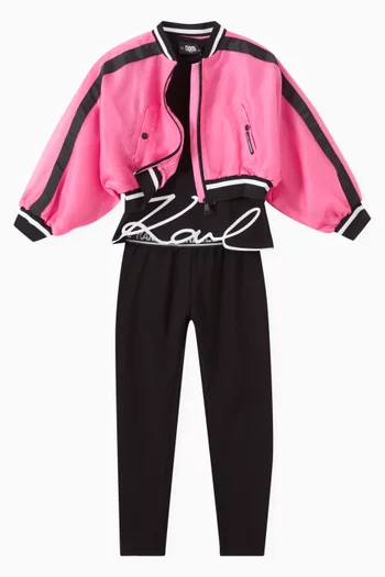 Striped Bomber Jacket
