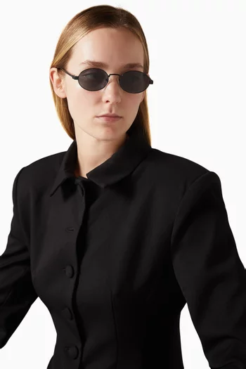 Poseidon Deux Sunglasses in Metal