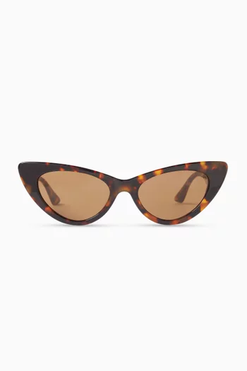 Sienna Cat-eye Sunglasses in Acetate