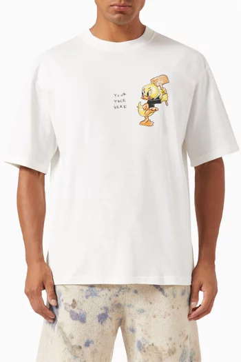 Gong T-shirt in Cotton