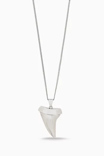 Shark Tooth Necklace in Metal