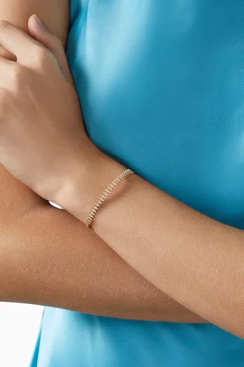 Barq Marquise Diamond Bangle in 18kt Gold