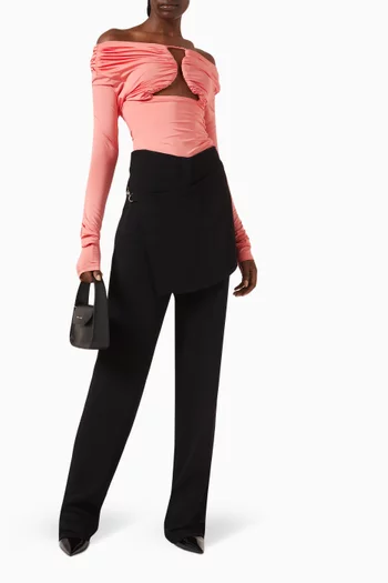 Axel Off-shoulder Top in Stretch Viscose