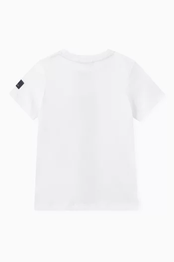 Stripe Logo T-shirt in Cotton