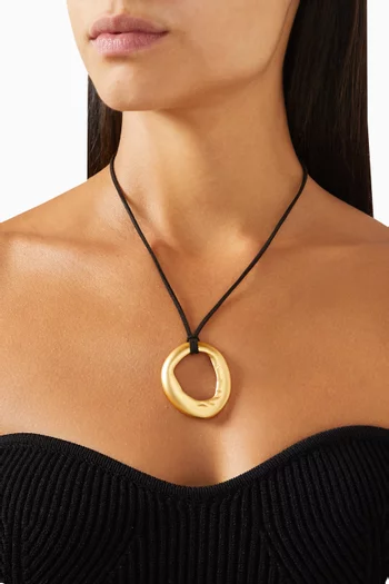 Mini Cord Pendant Necklace