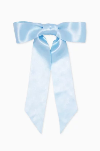 مشبك فيرجينيا بتصميم عقدة حرير ستان