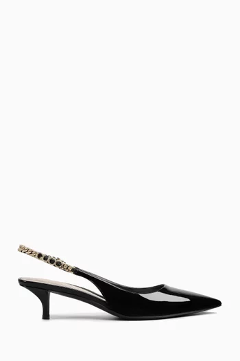 Signoria Sling-back Pumps in Patent Leather