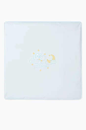 Logo-print Blanket in Cotton-jersey