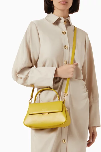Small Grace Top-handle Bag in Leather