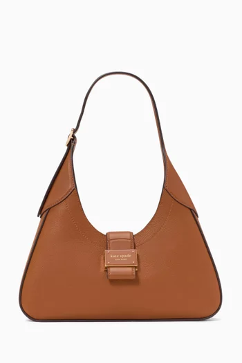 Small Nouvea Shoulder Bag in Pebbled Leather