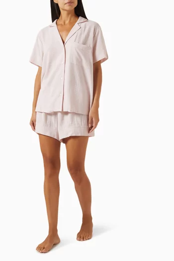 Nautico Short Pyjama Set in ECOVERO™ Viscose-blend