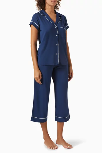 Gisele Shirt & Pants Pyjama Set in Modal-jersey