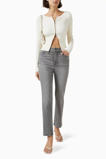 Virgo Ribbed Zip Sweater