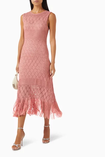 La Navegante Crochet Dress in Cotton