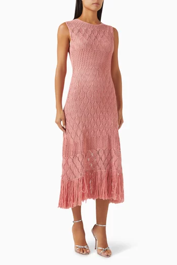 La Navegante Crochet Dress in Cotton