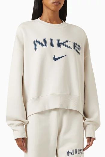 Oversized Phoenix Sweatshirt in Fleece