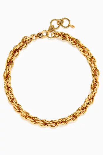 Simply You Necklace in Gold-plated Brass
