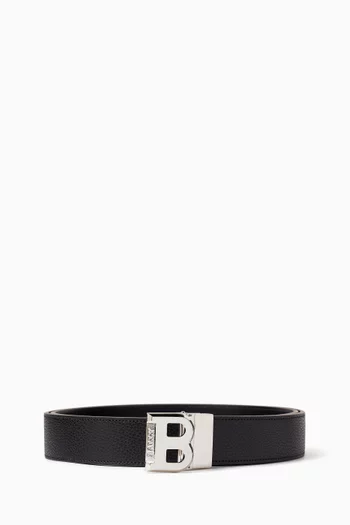 Bising Belt in Grained Leather
