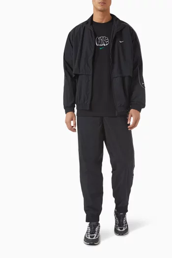 Solo Swoosh Track Jacket in Woven Tech