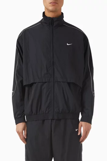 Solo Swoosh Track Jacket in Woven Tech
