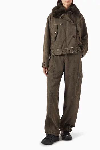 Cargo Pants in Cotton Canvas