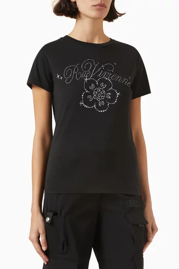 Constellation Glitter T-shirt in Cotton