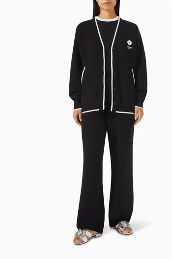 Boke 2.0 Embroidered Cardigan in Wool-blend