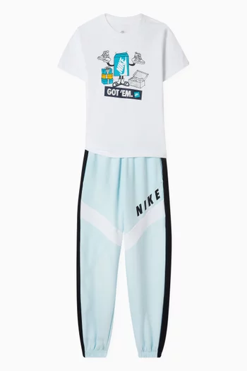 Oversized Jogger Pants in Fleece