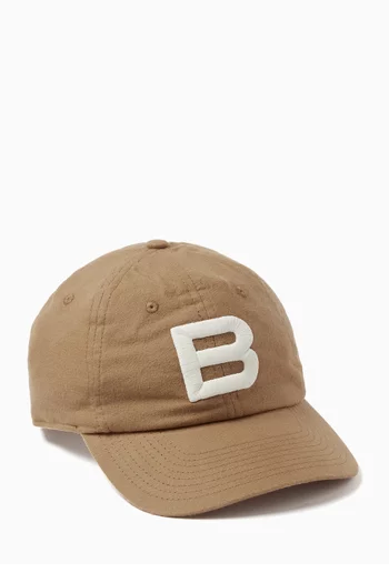 Logo Embroidered Cap in Cotton