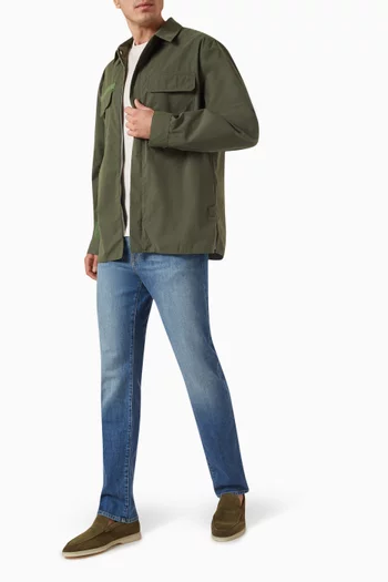 Matthew Utility Jacket in Cotton-blend